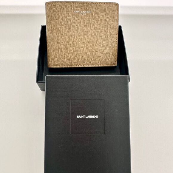 Saint Laurent Tropical-Print Snakeskin Cardholder/Wallet YSL - Picture 5 of 10